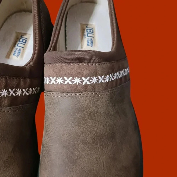 JBU Womens Becca Slip-On Shoes Brown Faux Leather Suede Size 9.5M - Picture 9 of 14